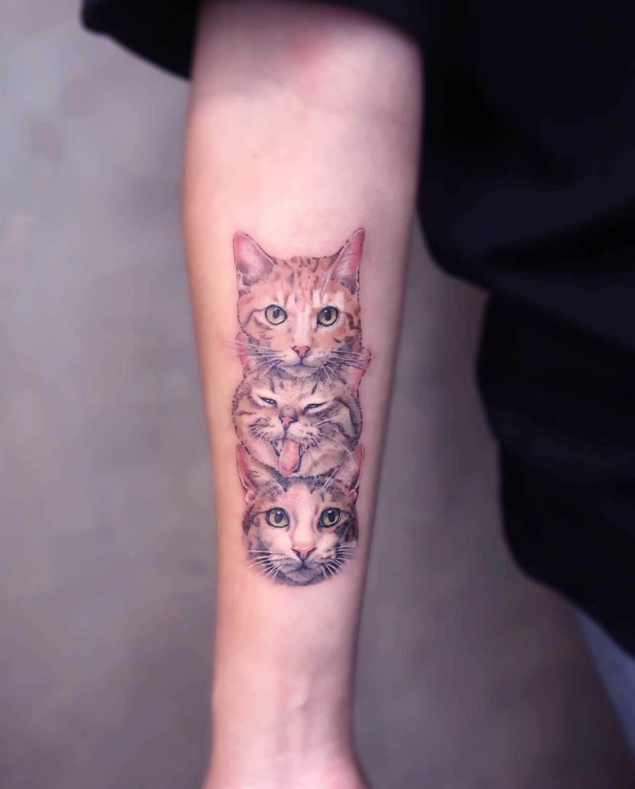強強 台中女刺青師 寫實 / 手 / 彩色 刺青作品 RedSnake Tattoo